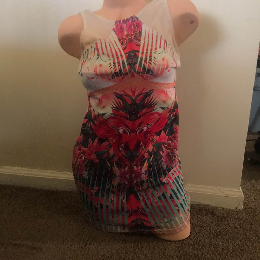 Printed floral mini